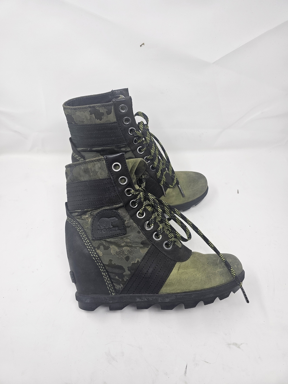 Sorel Womens Lexie Wedge, Hiker Green, Size 7.0 - Picture 12 of 12